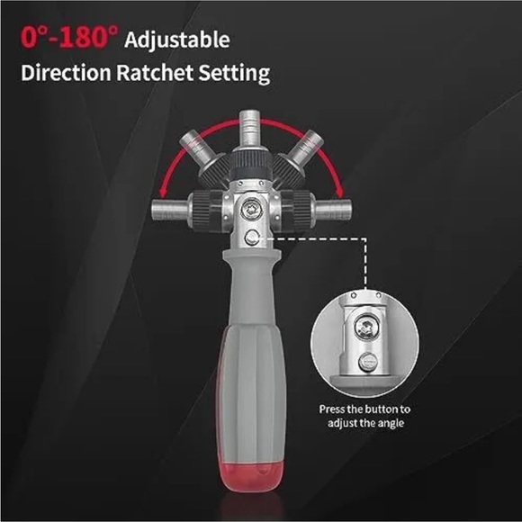 10-in-1 Multi Bit Ratcheting Screwdriver Set - Picture 6 of 9